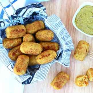 Bastoncitos de mijo orgánicos listos para comer. Macrobiótica