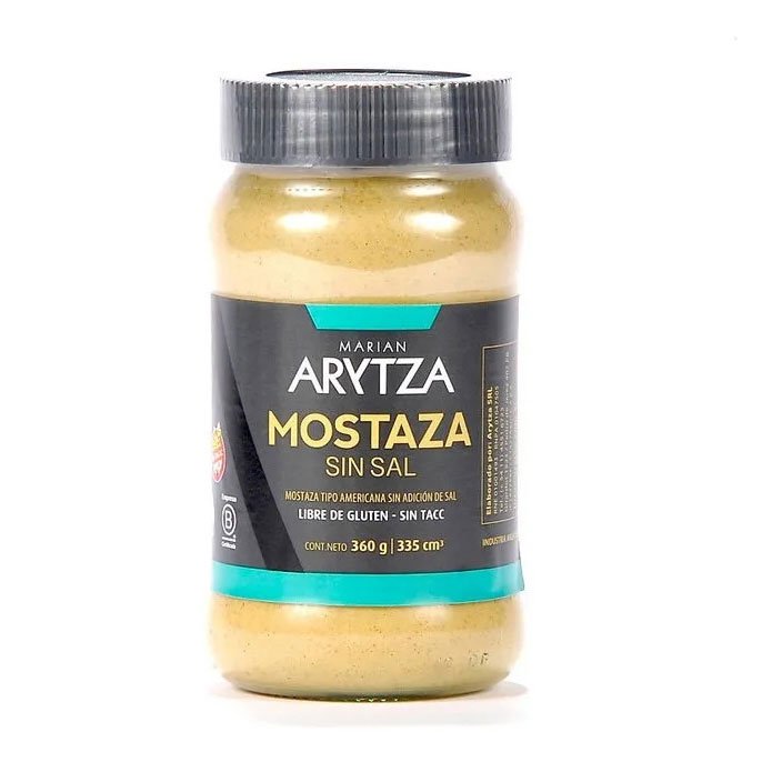 Mostaza sin sal Arytza