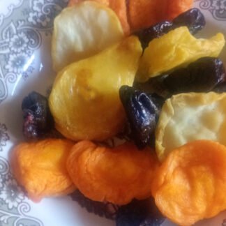 Mix de frutas deshidratadas naturales, sin químicos