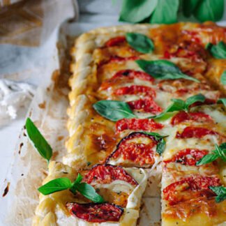 tarta caprese integral y orgánica