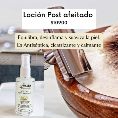 Loción post afeitado