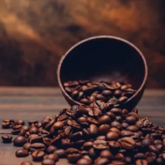 Granos de café tostado de Colmbia 100% natural