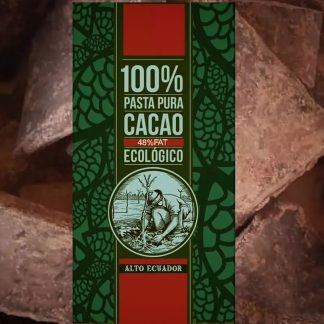 Masa cacao 100% puro ecológico Alto Ecuador