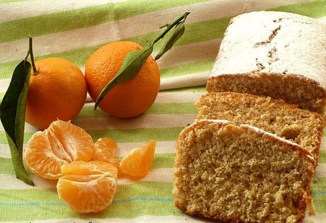 Receta de budín de mandarina integral