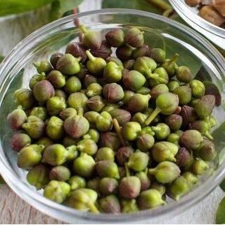 alcaparras frescas orgánicas