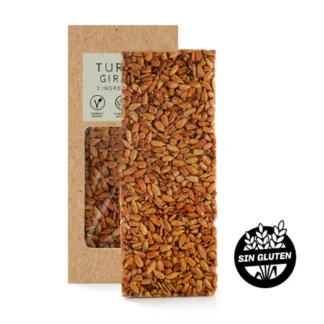 Turrón de girasol con mosto de uva sin tacc