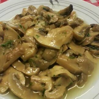 Portobello orgánicos en escabeche con aceite de oliva