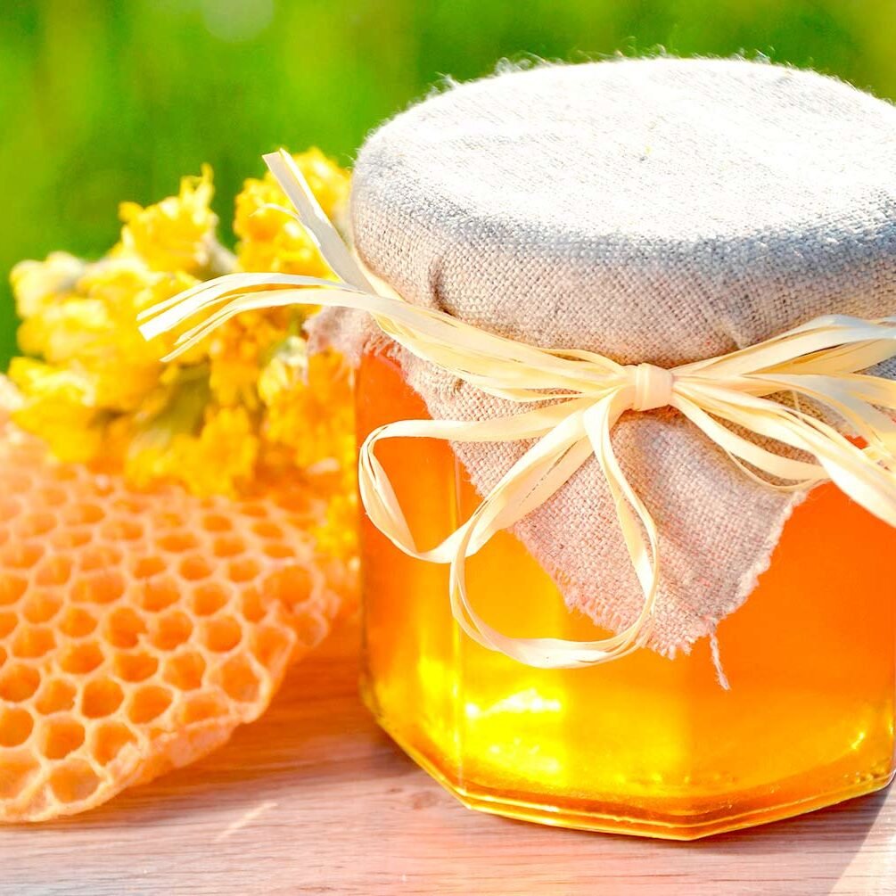 Miel pura, sin agrotóxicos ni aditivos
