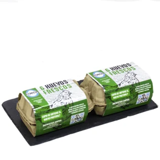 Huevos pastoriles de gallinas felices