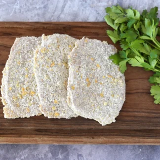 Milanesas rebozadas de nalga pastoril