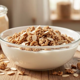 Yogur natural con granola agroecológica