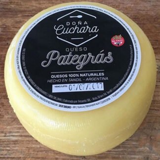 Queso pategras natural Santo Padre línea Natural Doña Cuchara